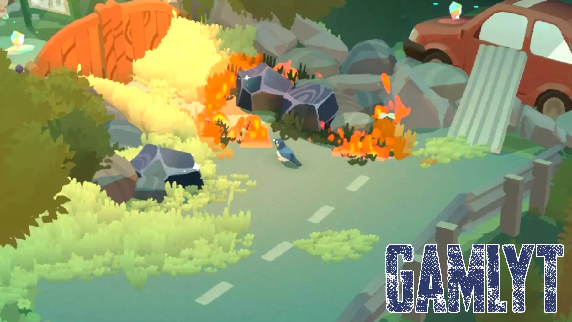 In This Cute Exploration Game You'll Be a Magpie with One Wing